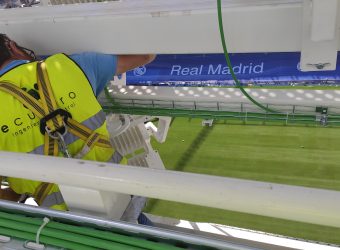 Estadio Santiago Bernabéu.