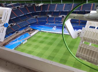 Estadio Santiago Bernabéu.